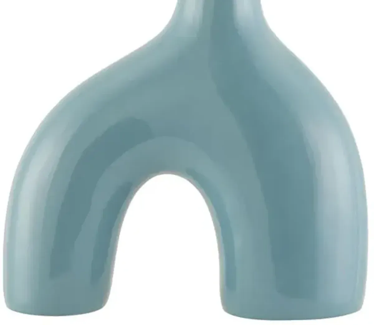 Tressa Ceramic Arch Base Table Lamp - Blue