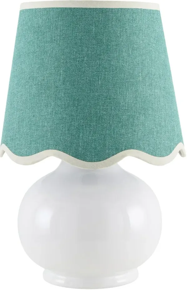 Tindra Ceramic Table Lamp - White