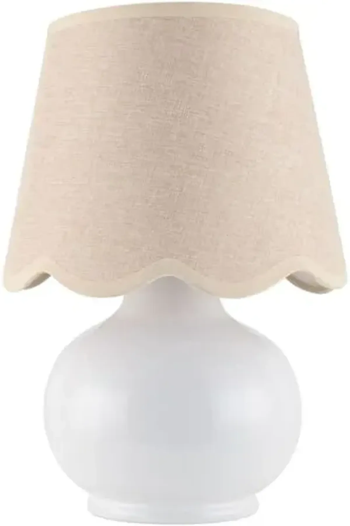Tindra Ceramic Table Lamp - White