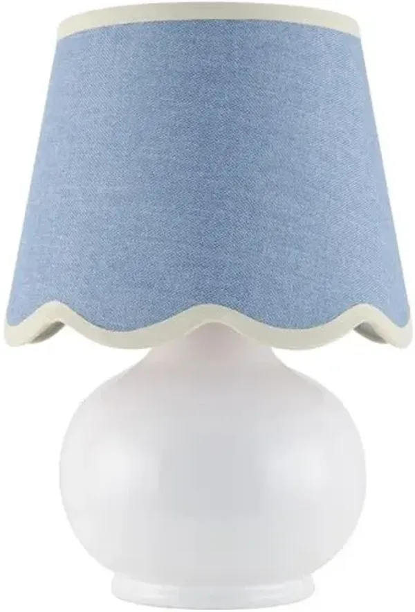 Tindra Ceramic Table Lamp - White