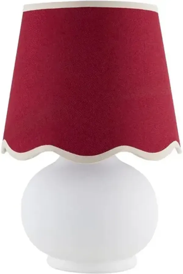 Tindra Ceramic Table Lamp - White