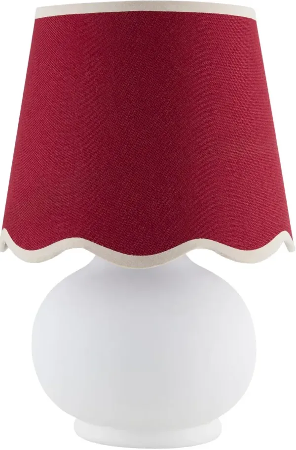 Tindra Ceramic Table Lamp - White