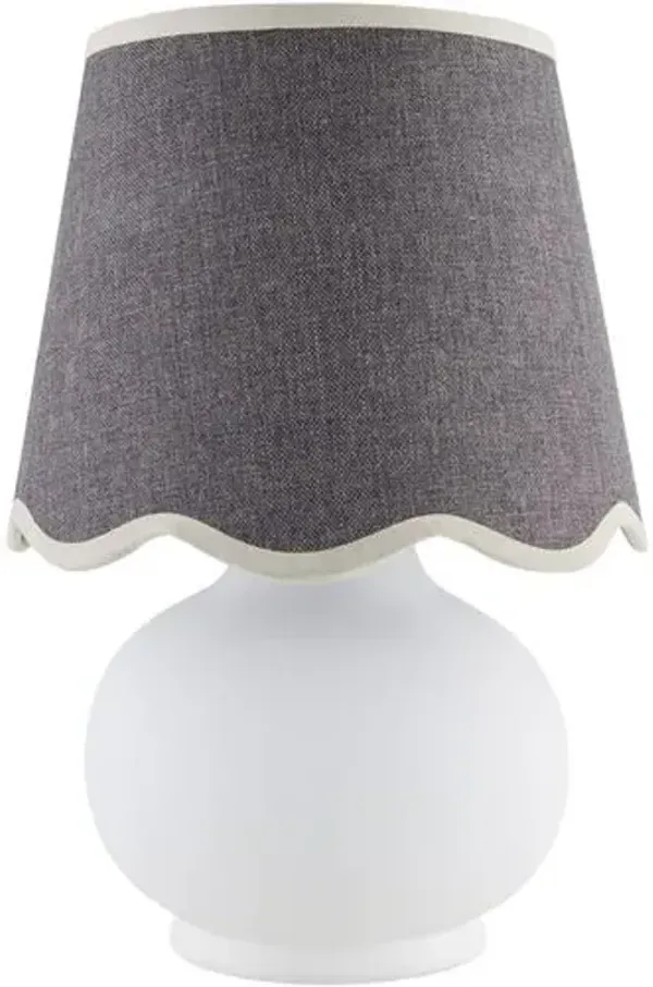 Tindra Ceramic Table Lamp - White