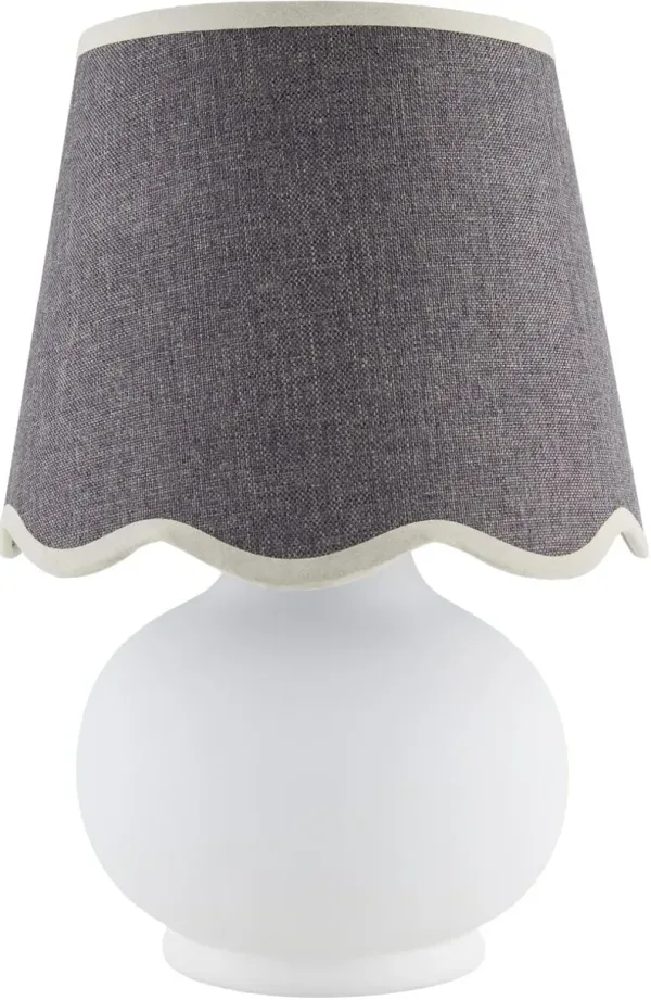 Tindra Ceramic Table Lamp - White