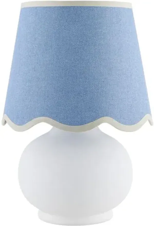 Tindra Ceramic Table Lamp - White
