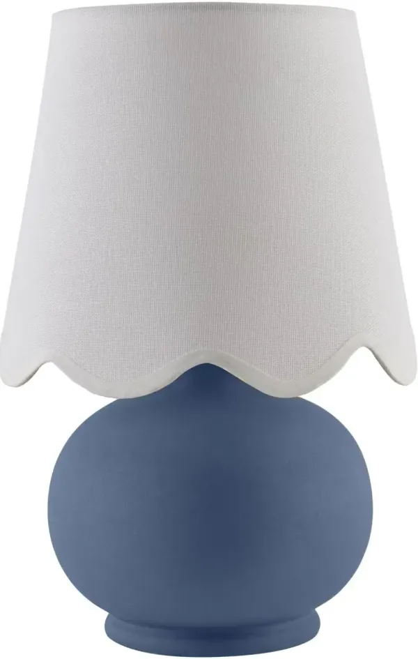 Tindra Ceramic Table Lamp - Blue