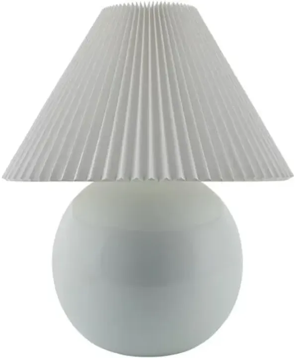 Thorian Tapered Shade Table Lamp - White