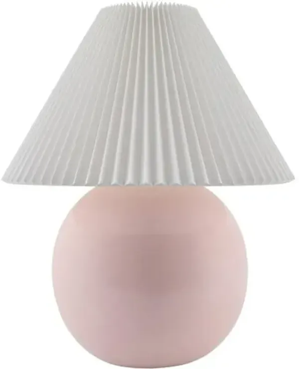 Thorian Tapered Shade Table Lamp - Pink