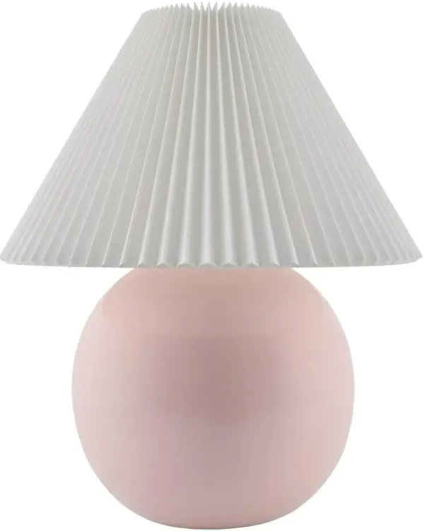 Thorian Tapered Shade Table Lamp - Pink