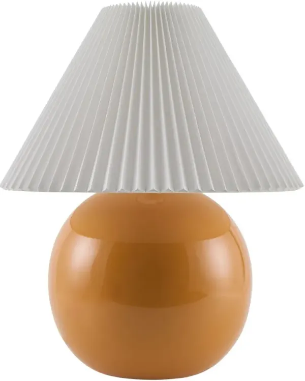 Thorian Tapered Shade Table Lamp - Orange