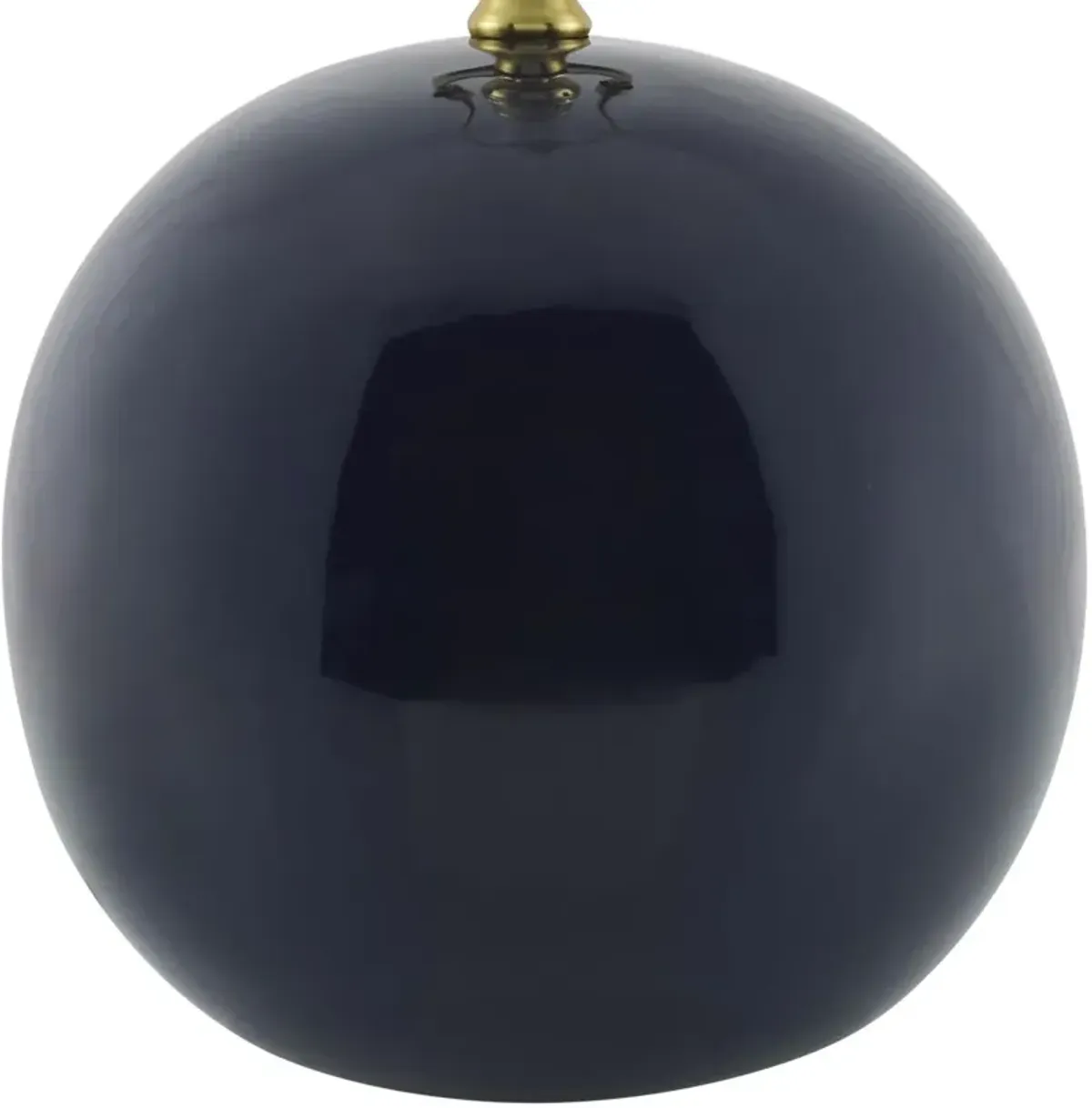 Thorian Scalloped Ceramic Table Lamp - Blue