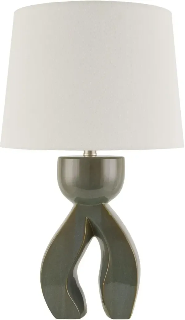 Marcelline Ceramic Table Lamp - Green