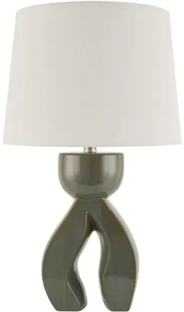 Marcelline Ceramic Table Lamp - Green