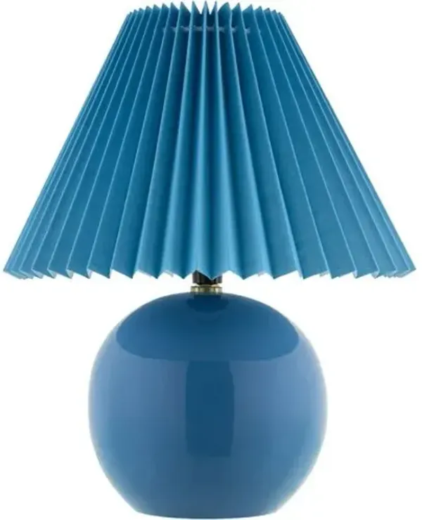 Thalen Ceramic Table Lamp - Blue