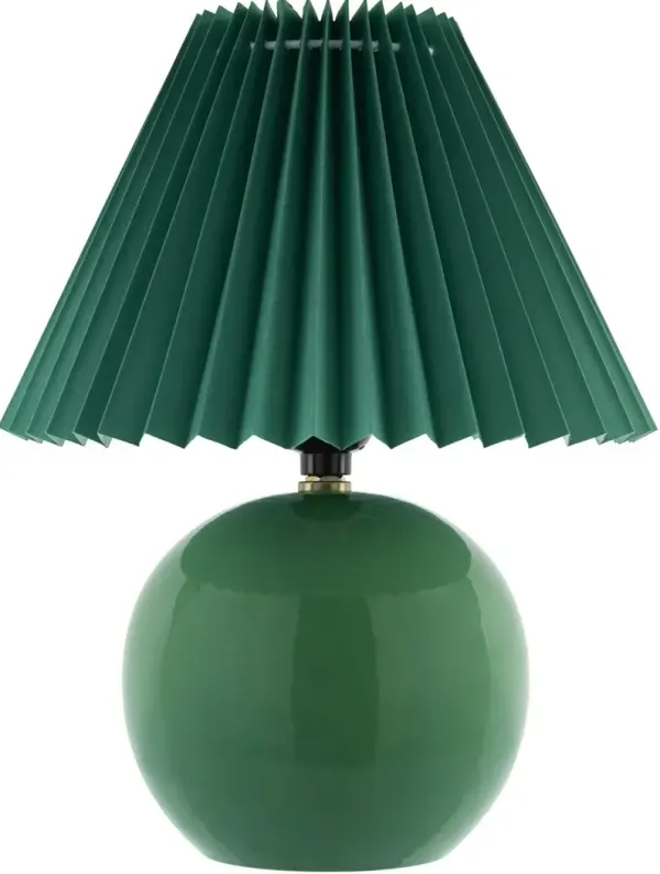 Thalen Ceramic Table Lamp - Green