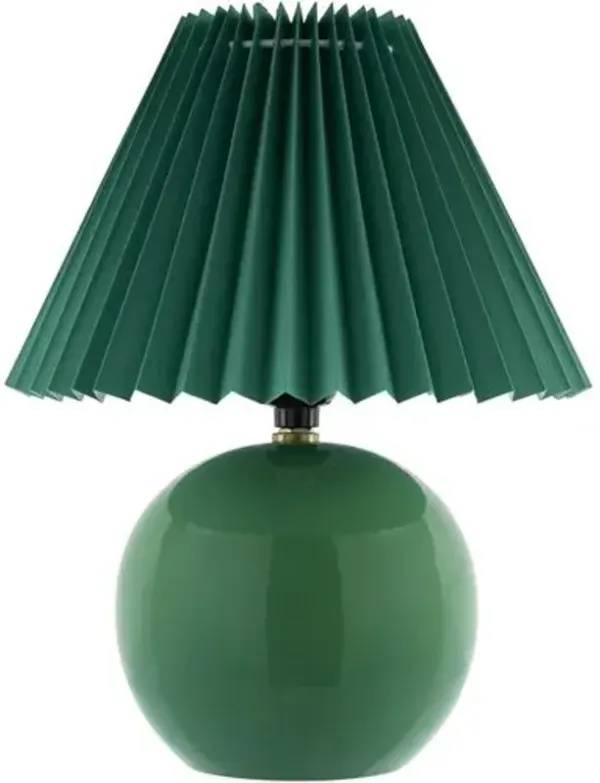 Thalen Ceramic Table Lamp - Green