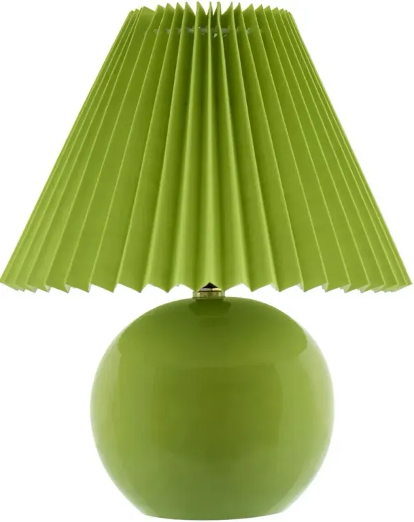 Thalen Ceramic Table Lamp - Green