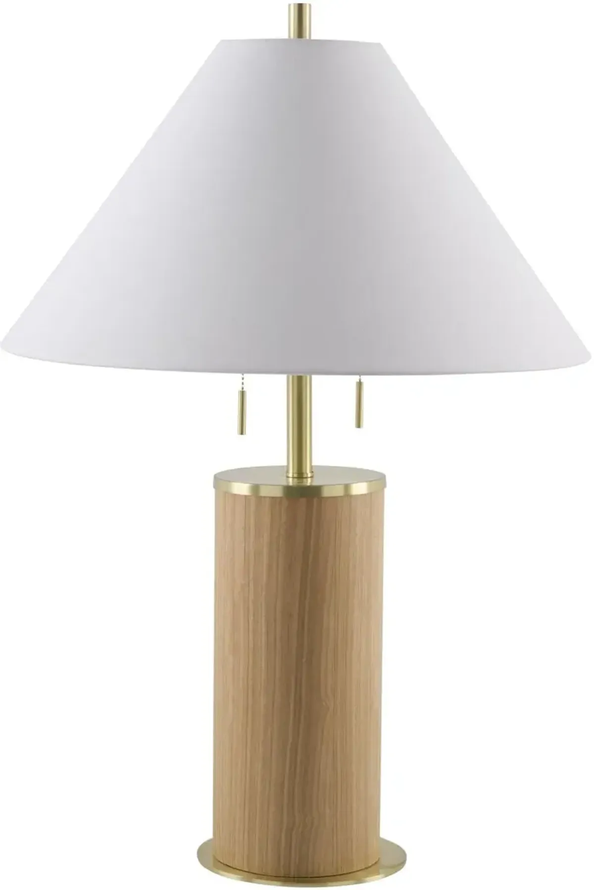 Hector Table Lamp - Natural - White