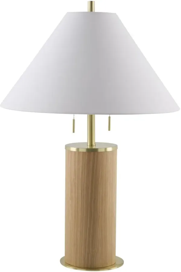 Hector Table Lamp - Natural - White