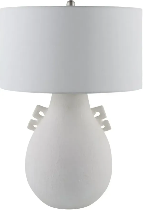 Paxen Ceramic Table Lamp - White