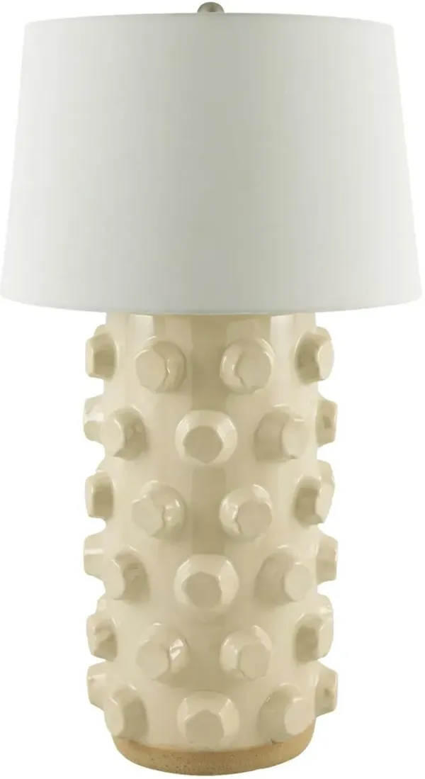Pavan Ceramic Table Lamp - White