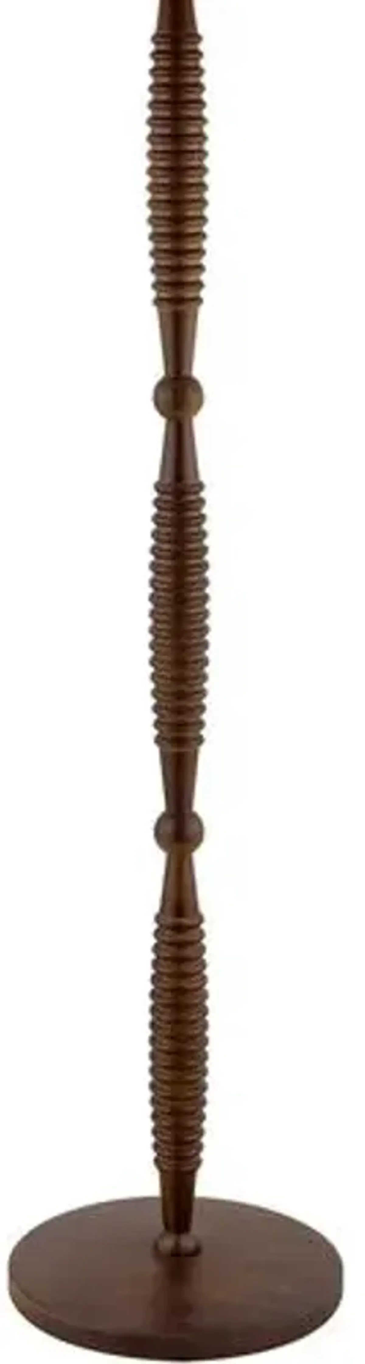 Talitha Linen Shade Floor Lamp - Natural/Brown