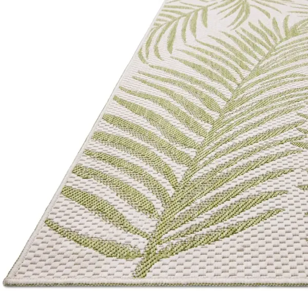 Bermuda Indoor/Outdoor Rug, Ivory/Green