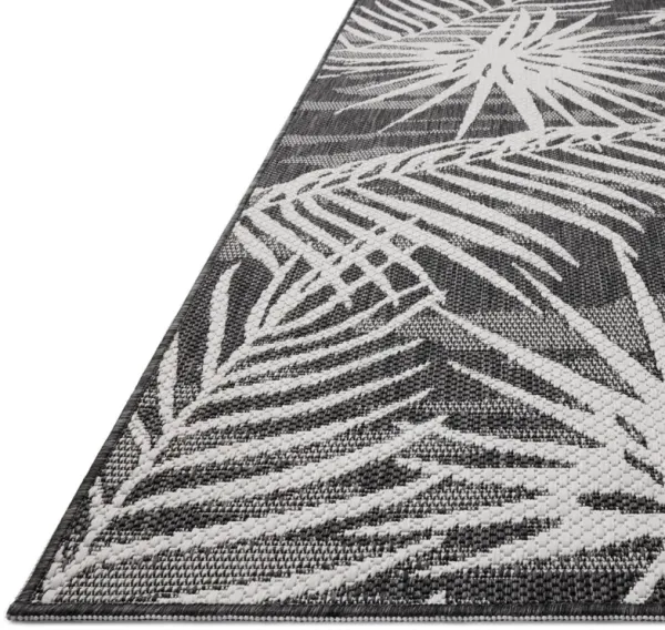 Clinton Indoor/Outdoor Rug, Ivory/Onyx