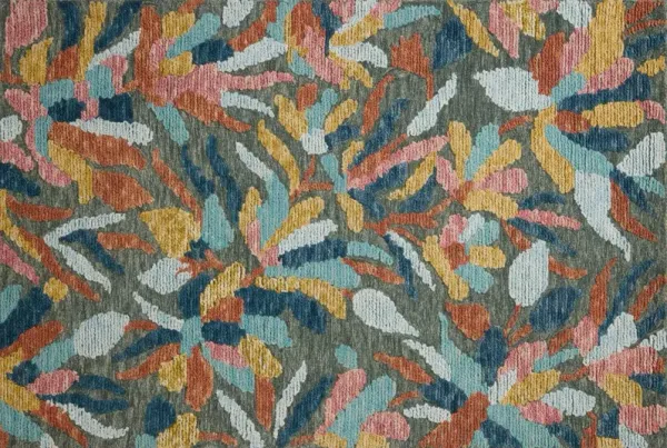 Poppy Hand Tufted Rug, Green