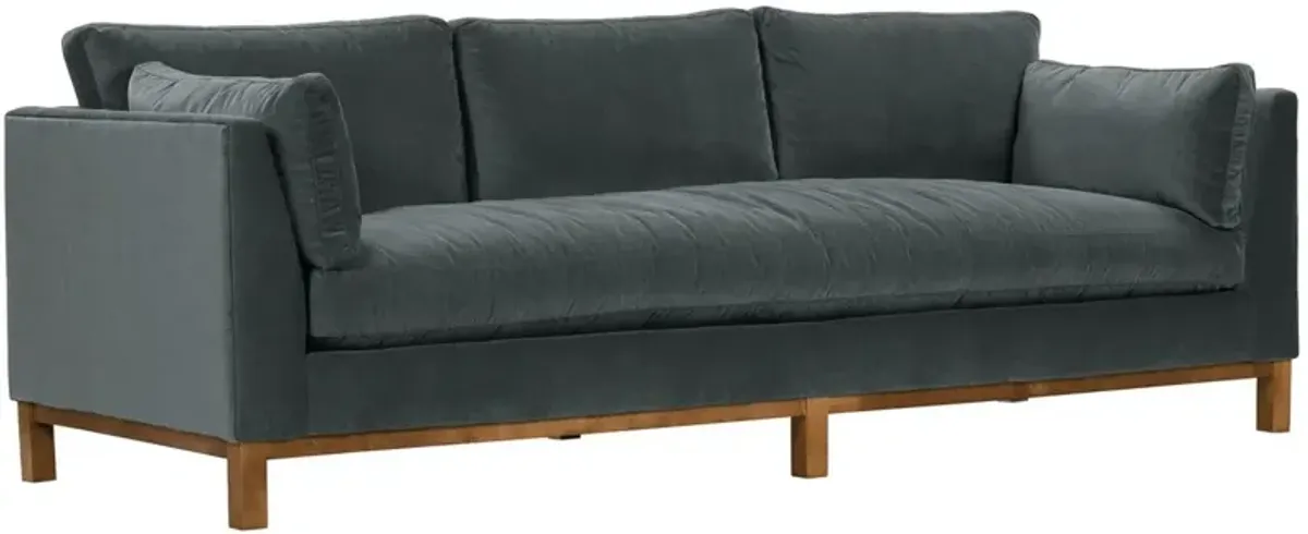 Apollo Velvet Bench-Seat Sofa