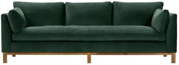 Apollo Velvet Bench-Seat Sofa