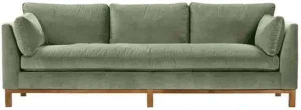 Apollo Velvet Bench-Seat Sofa