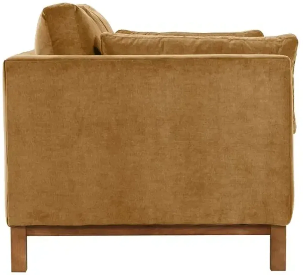 Apollo Velvet Bench-Seat Sofa