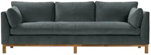 Apollo Velvet Bench-Seat Sofa