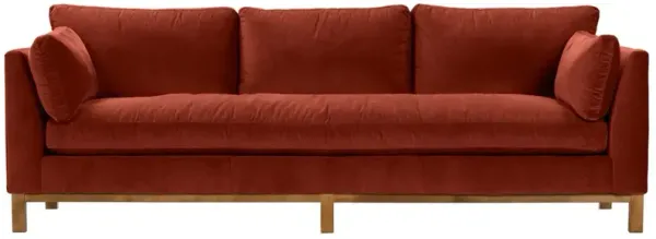 Apollo Velvet Bench-Seat Sofa