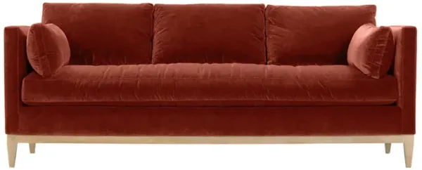 Elodie Velvet Bench-Seat Sofa