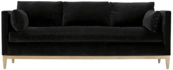 Elodie Velvet Bench-Seat Sofa