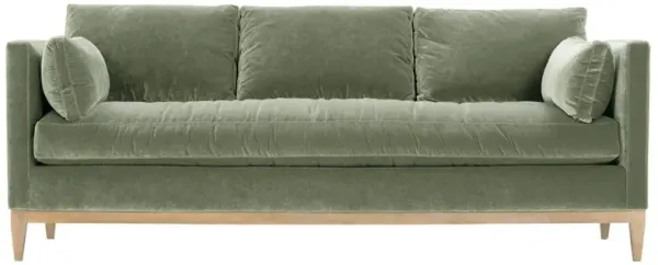 Elodie Velvet Bench-Seat Sofa