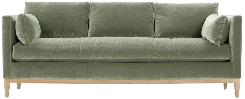 Elodie Velvet Bench-Seat Sofa