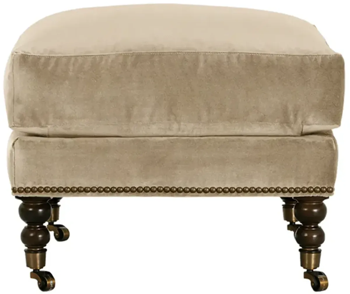 Margot Velvet Ottoman