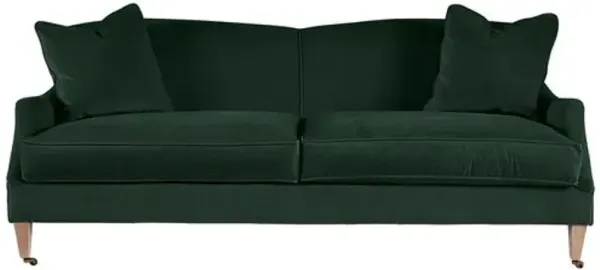 Elodie Velvet Curved Back Sofa