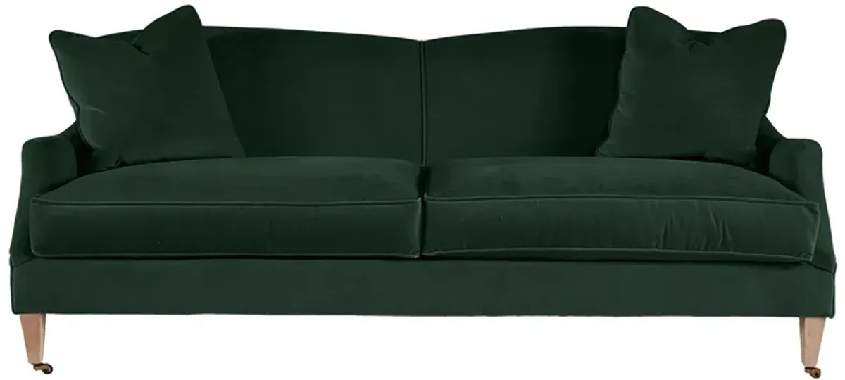 Elodie Velvet Curved Back Sofa