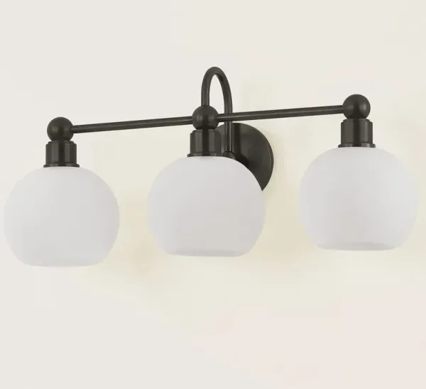 Sylven 3-Light Bath And Vanity Wall Sconce - Brown