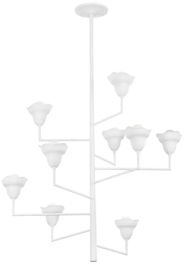 Nemea Floral Chandelier - White