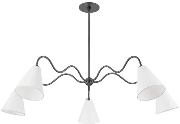 Onda Chandelier - Tali Roth for Mitzi - White