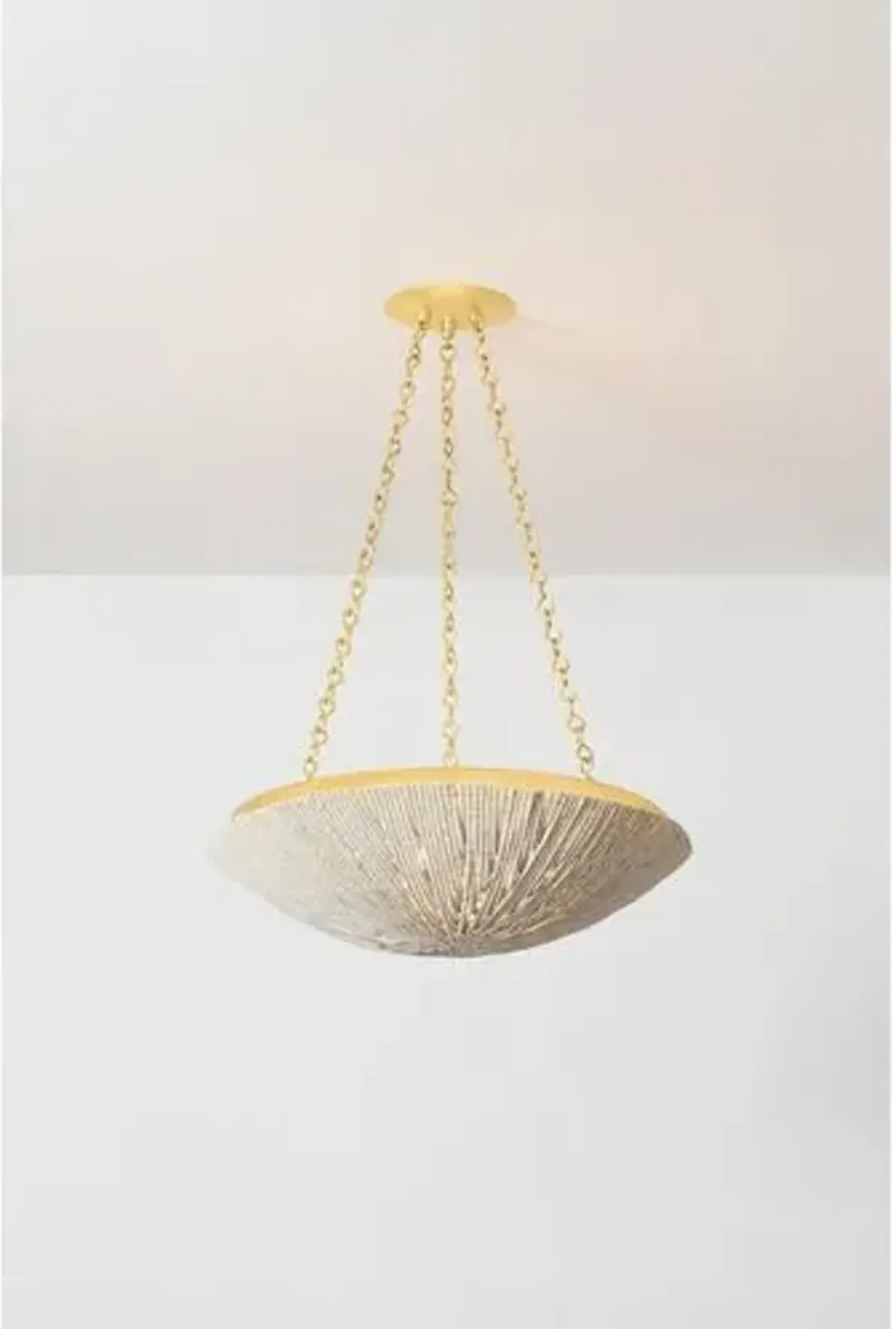 Darion Pendant - Vintage Gold Leaf