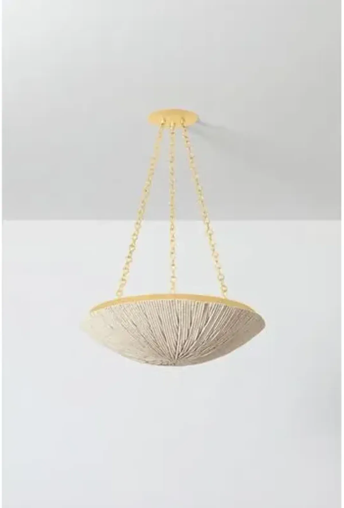Darion Pendant - Vintage Gold Leaf