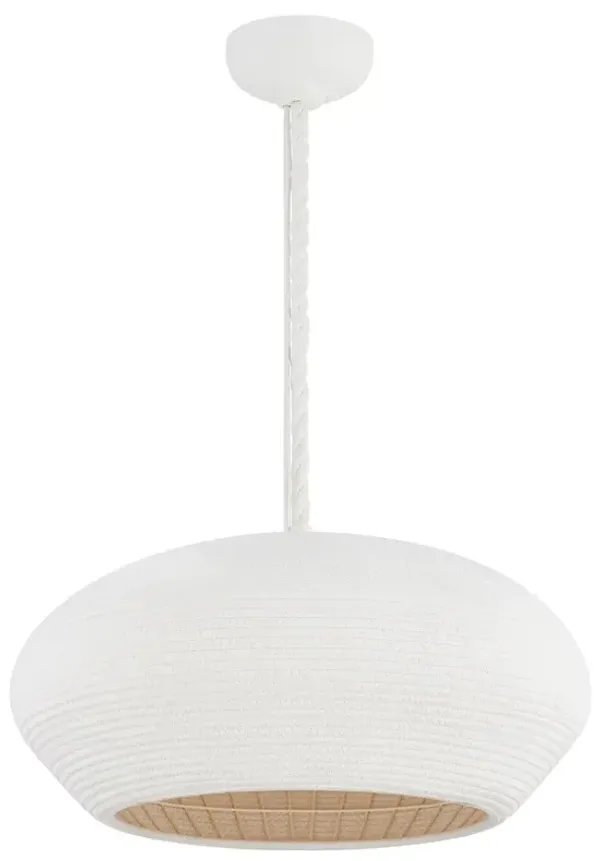 Liron Pendant - Gesso White - Handcrafted