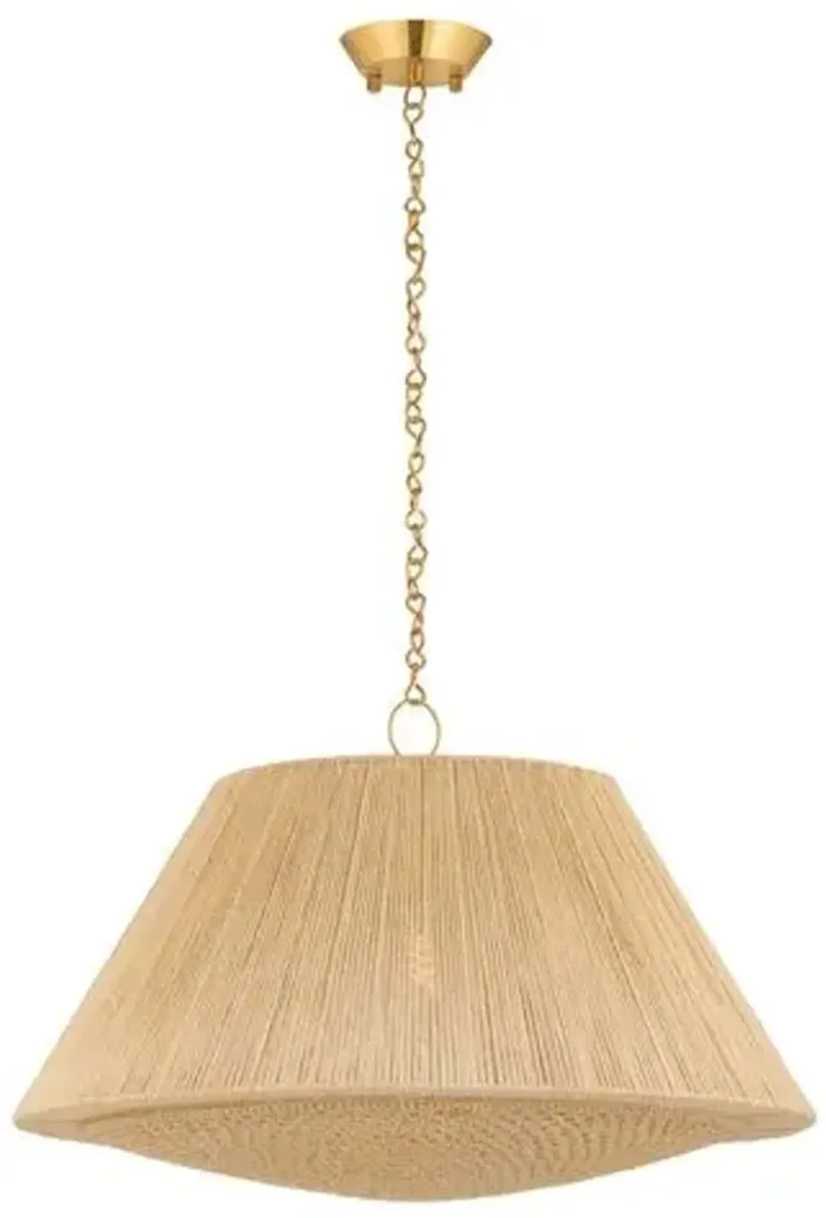 Eren Pendant - Aged Brass - Gold