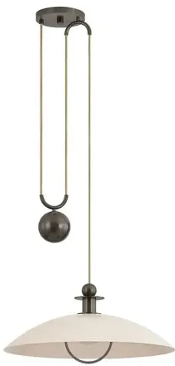 Calvert Pendant - True Bronze/Soft Bisque - Brown